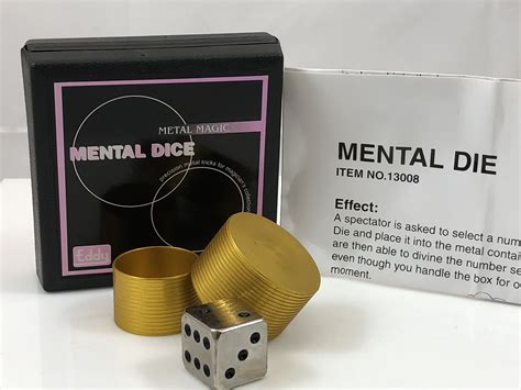 magic box with metal die prediction magic trick|Mental Die.